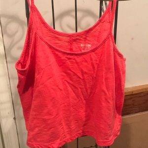 Hot pink tank top!